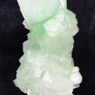 APOPHYLLITE CRYSTALS FLOWER ON STALACTITE  R-1
