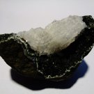 CLASSIC EPI-STILBITE ON BLACK CHALCEDONY SPECIMEN  E-#3-09