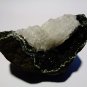 CLASSIC EPI-STILBITE ON BLACK CHALCEDONY SPECIMEN  E-#3-09