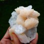 APOPHYLLITE STILBITE ON MINERAL SPECIMEN !!! A-2