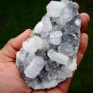 APOPHYLLITE CRYSTAL ON AMETHYST !! B-3