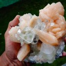 APOPHYLLITE STILBITE ON MINERALS SPECIMEN  !!! G-3