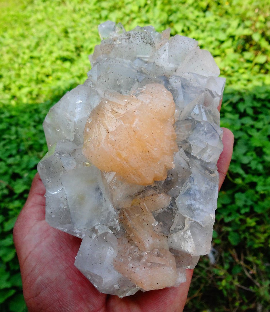 STILBITE APOPHYLLITE MOUNTAIN  RFM EHS !!! B-1
