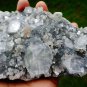 APOPHYLLITE CRYSTAL BUNCH ON CHALCEDONY B# -6