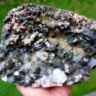 APOPHYLLITE MARSHY ON MINERAL SPECIMEN  !!! G-1