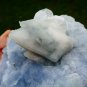 APOPHYLLITE ON CHALCEDONY MINERAL SPECIMEN # B-5