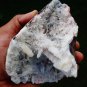 STILBITE WITH CALCITE ON CHALCEDONY MINERAL SPECIMEN !! A-1
