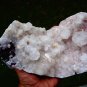 APOPHYLLITE CRYSTALS ON WHITE CHALCEDONY MATRIX R-1