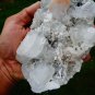 APOPHYLLITE WITH STILBITE ON CHALCEDONY MINERAL SPECIMEN # L-5