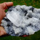 APOPHYLLITE WITH CHALCEDONY ON MINERALS SPECIMEN  !!! G-2