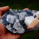 APOPHYLLITE STILBITE WITH CHALCEDONY ON MINERALS SPECIMEN R-2