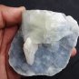APOPHYLLITE HUGE CRYSTAL WITH STILBITE BLADE ON CHALCEDONY  !! B-2