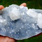 APOPHYYLLITE CHALCEDONY ON MINERAL SPECIMEN R-2