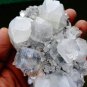 APOPHYLLITE ON CHALCEDONY FROM INDIA L-3