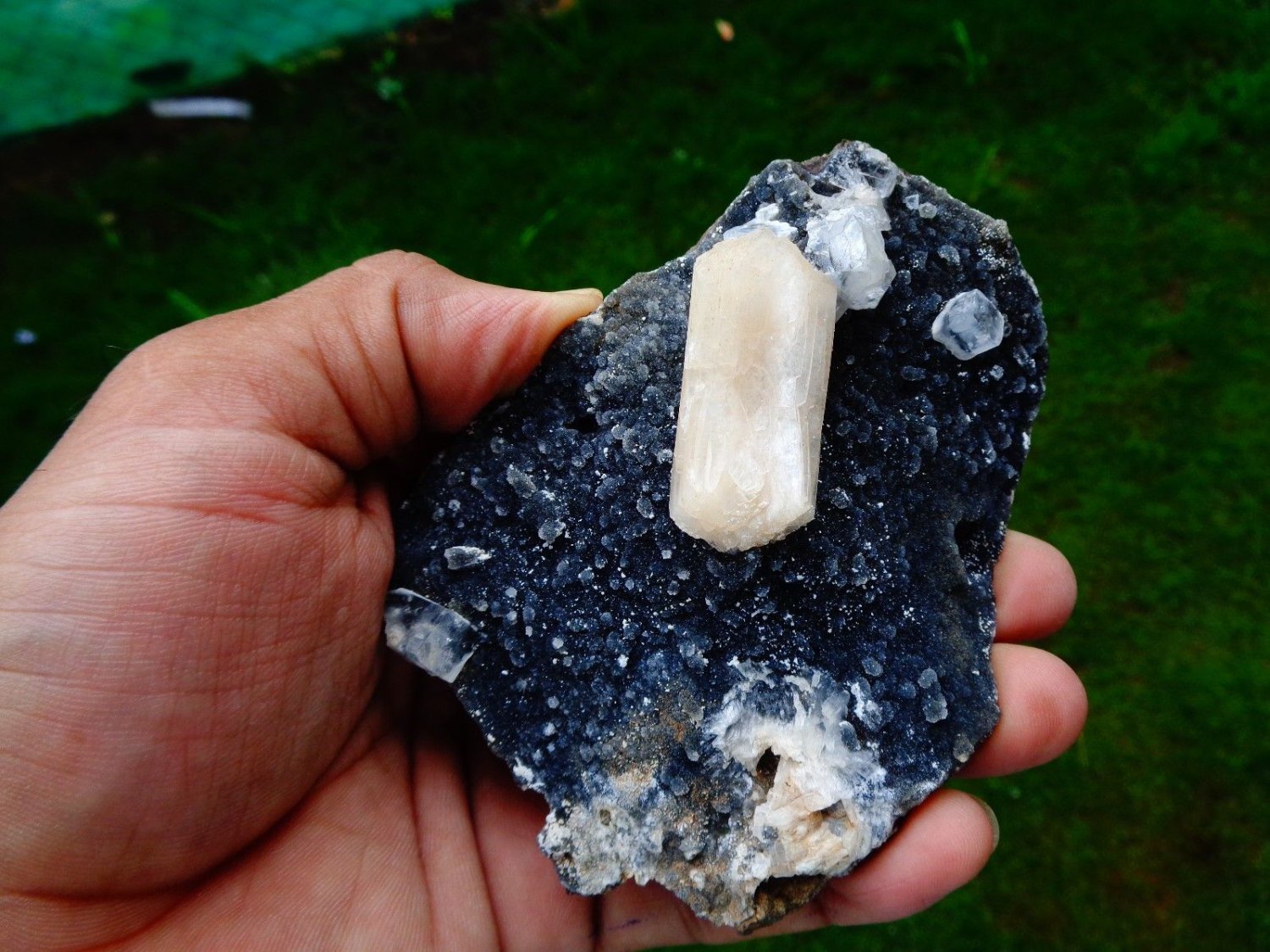 APOPHYLLITE STILBITE CHALCEDONY MATRIX !! A-1