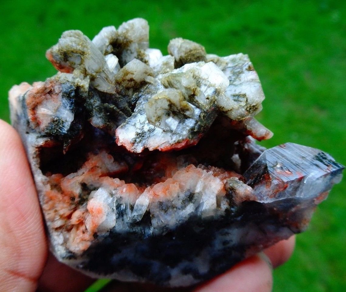 APOPHYLLITE MARSHY STILBITE MINERAL SPECIMEN !!! A-2