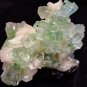 SHINY DISCO BALL APOPHYLLITE CRYSTAL WITH STILBITE BLADE SPECIMEN !! S-1