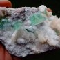 APOPHYLLITE GREEN STILBITE ON MATRIX  B# -6