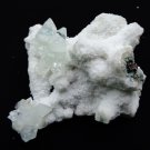 APOPHYLLITE POINTED ON WHITE MATRIX  # R-5