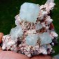 APOPHYLLITE CRYSTALS ON HEULANDITE MATRIX R-1