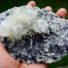 APOPHYLLITE ON CHALCEDONY MINERAL SPECIMEN  !!! G-1