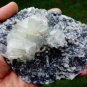 APOPHYLLITE ON CHALCEDONY MINERAL SPECIMEN  !!! G-1