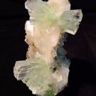 DISCO BALL APOPHYLLITE CRYSTAL BUNCH WITH STILBITE ON MATRIX !!!S-4