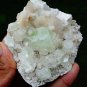 APOPHYLLITE STILBITE ON MINERAL SPECIMEN !! A-1