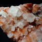 RED SPOTTED SHINY APOPHYLLITE CRYSTAL WITH SMALL HEULANDITE E-#4-11