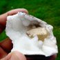 CALCITE WITH AMETHYST MINERAL SPECIMEN # L-1