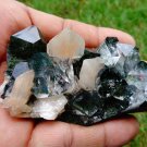 APOPHYLLITE WITH STILBITE BLADE ON MATRIX E2#35
