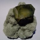 SLIM APOPHYLLITE CRYSTAL ON WHITE MATRIX E-#3-15