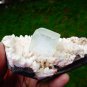 APOPHYLLITE CRYSTAL ON HEULANDITE !! B-3