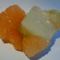 LIGHT GREEN APOPHYLLITE CRYSTAL WITH STILBITE MATRIX  E-#3-43