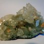 GLASSY POINTED APOPHYLITE CRYSTAL BUNCH WITH STILBITE E-#3-32