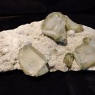APOPHYLLITE LIGHT GREEN CRYSTAL ON CHALCEDONY  !! E-1-#27