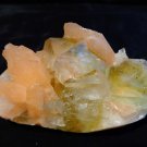 GREEN APOPHYLLITE CRYSTAL WITH STILBITE   !! E-1-#19