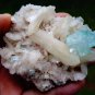 APOPHYLLITE GREEN STILBITE ON MINERALS SPECIMEN R-2