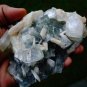 APOPHYLLITE CRYSTAL WITH STILBITE ON CHALCEDONY B# -6