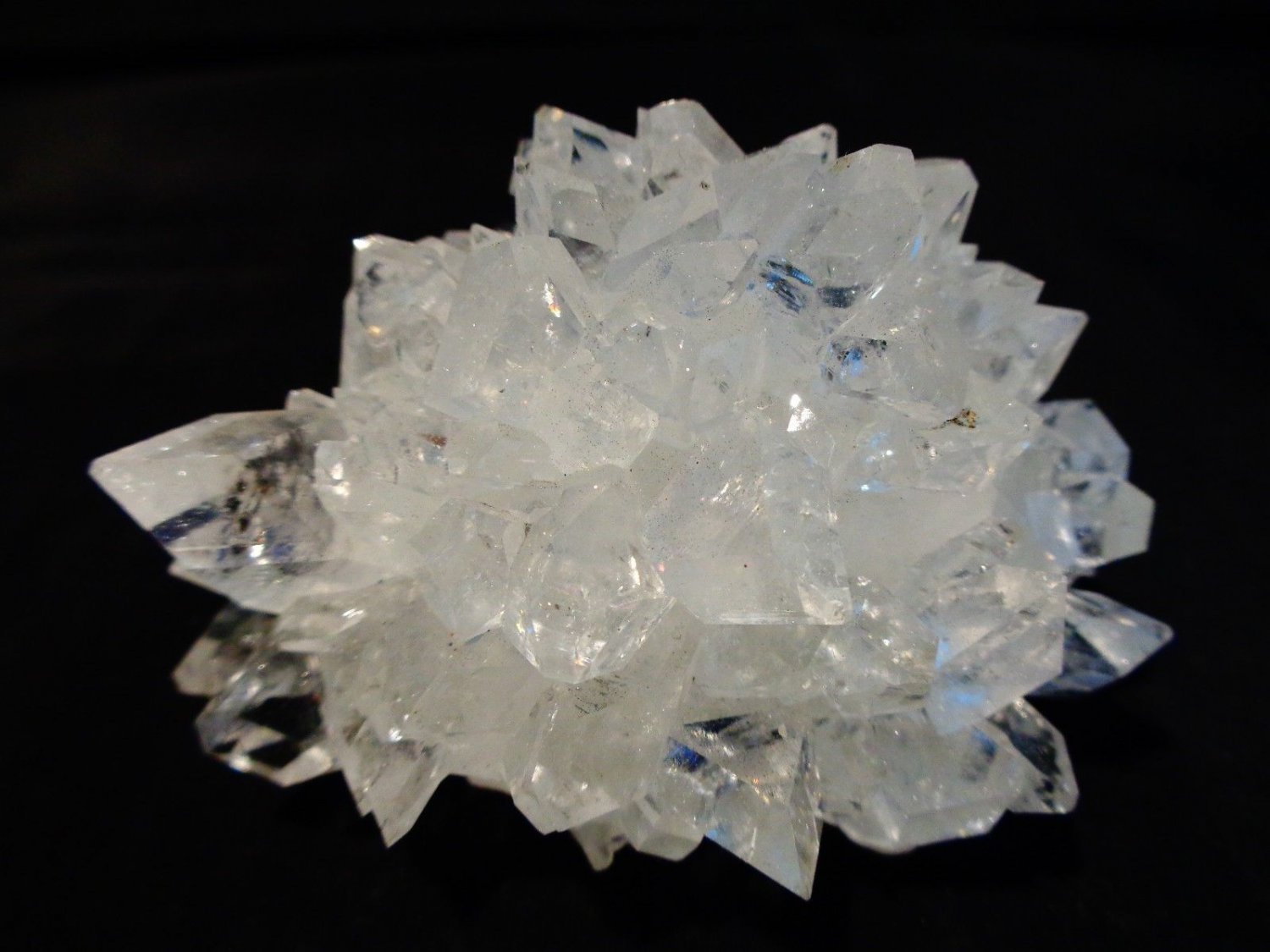POINTED APOPHYLLITE CRYSTAL BUNCH SPECIMEN  E-#3-39