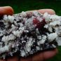 STILBITE RED ON CHALCEDONY MINERAL SPECIMEN # B-5