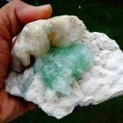 APOPHYLLITE STILBITE ON WHITE MATRIX !! A-1