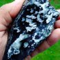 CHALCEDONY BLACK SEMI GEODE B# -6