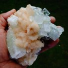 APOPHYLLITE WITH STILBITE MINERAL SPECIMEN # L-5