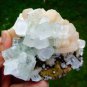 APOPHYLLITE WITH STILBITE MINERAL SPECIMEN # L-5