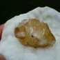 CALCITE ON CHALCEDONY MINERAL SPECIMEN # B-5
