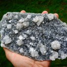 APOPHYLLITE CRYSTAL BUNCH ON AMETHYST  B# -6