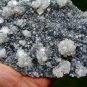 APOPHYLLITE CRYSTAL BUNCH ON AMETHYST B# -6
