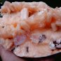 APOPHYLLITE SLIM CRYSTAL WITH STILBITE BLADE MATRIX  !! L-4