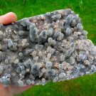 STILBITE ON CHALCEDONY MINERAL SPECIMEN # A-4